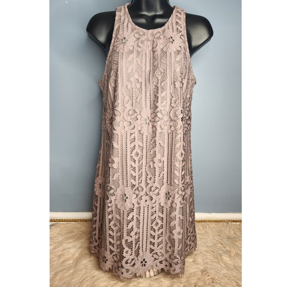 NWT SPEECHLESS SLEEVELESS LACE  DAYTIME DRESS -JR SMALL